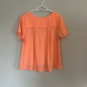 Orange blouse